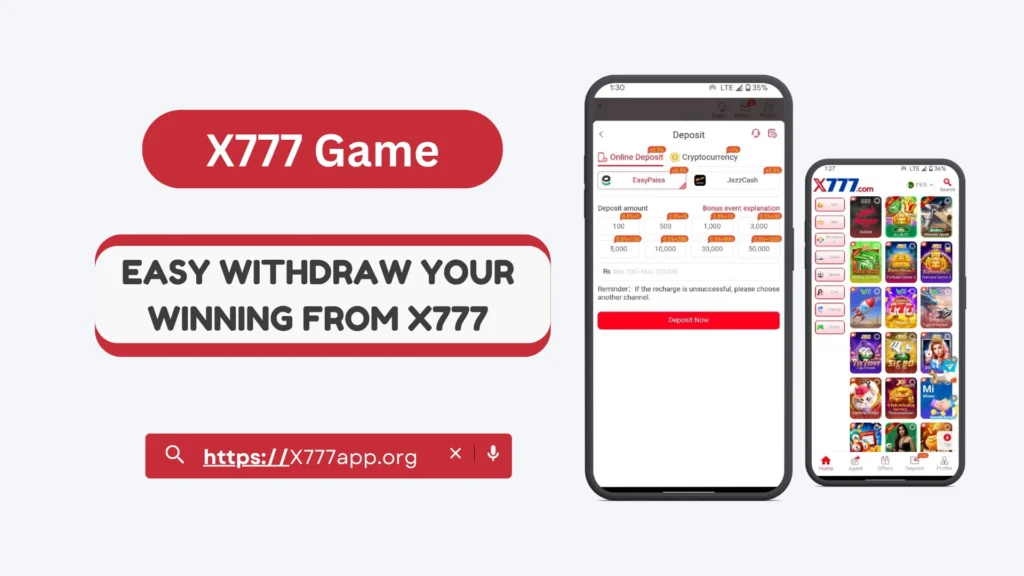 X777 Withdraw
